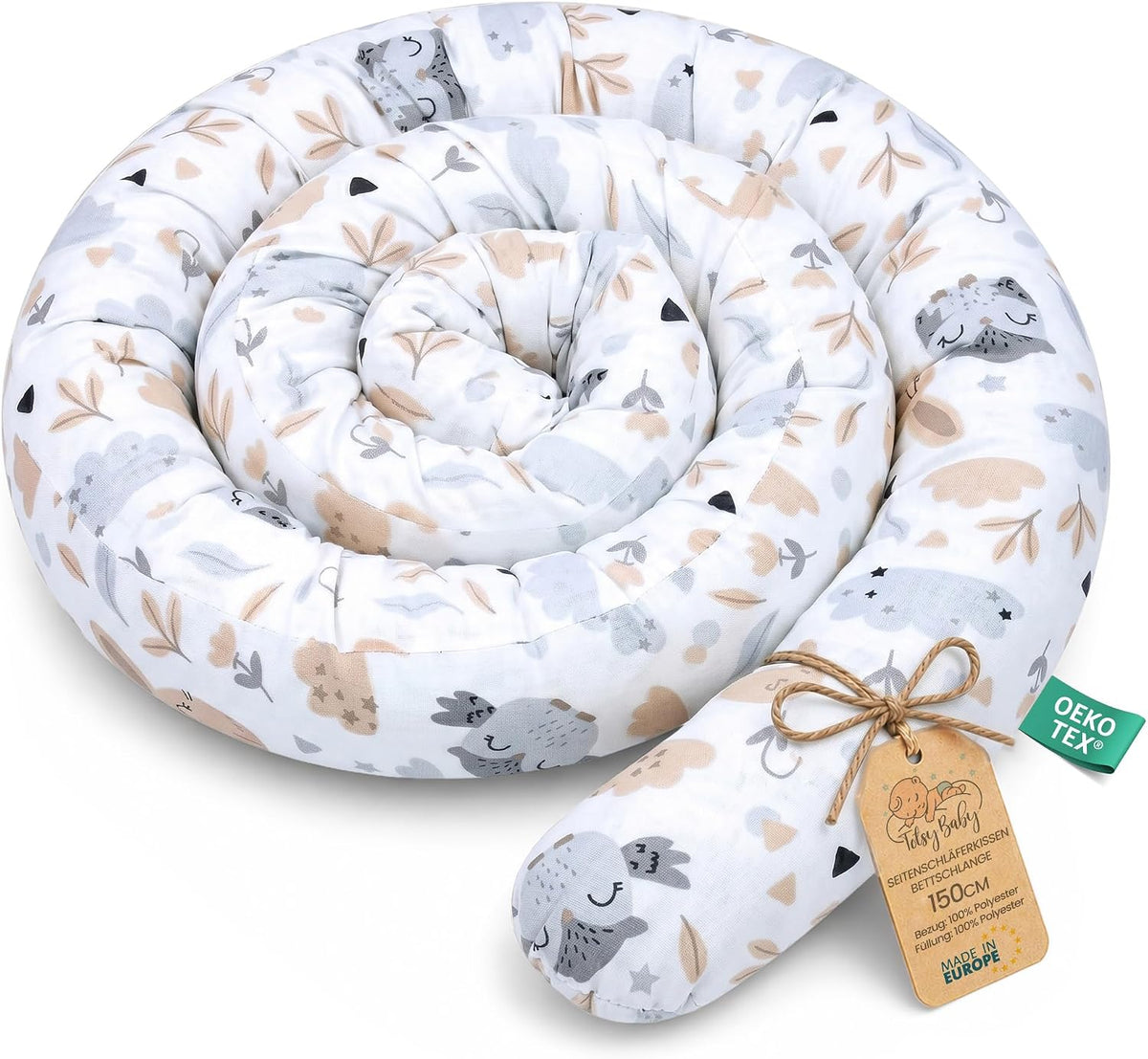 Cojín Serpiente XXL de Algodón – Suave, Decorativo y Multifuncional