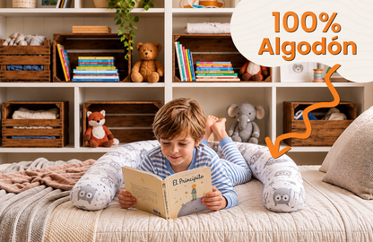 Cojín Serpiente XXL de Algodón – Suave, Decorativo y Multifuncional